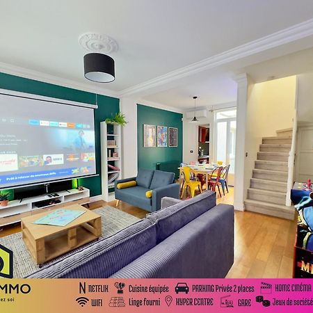 Maison 3Ch - Cinema - Game Room - Parking - Gare Amiens Esterno foto
