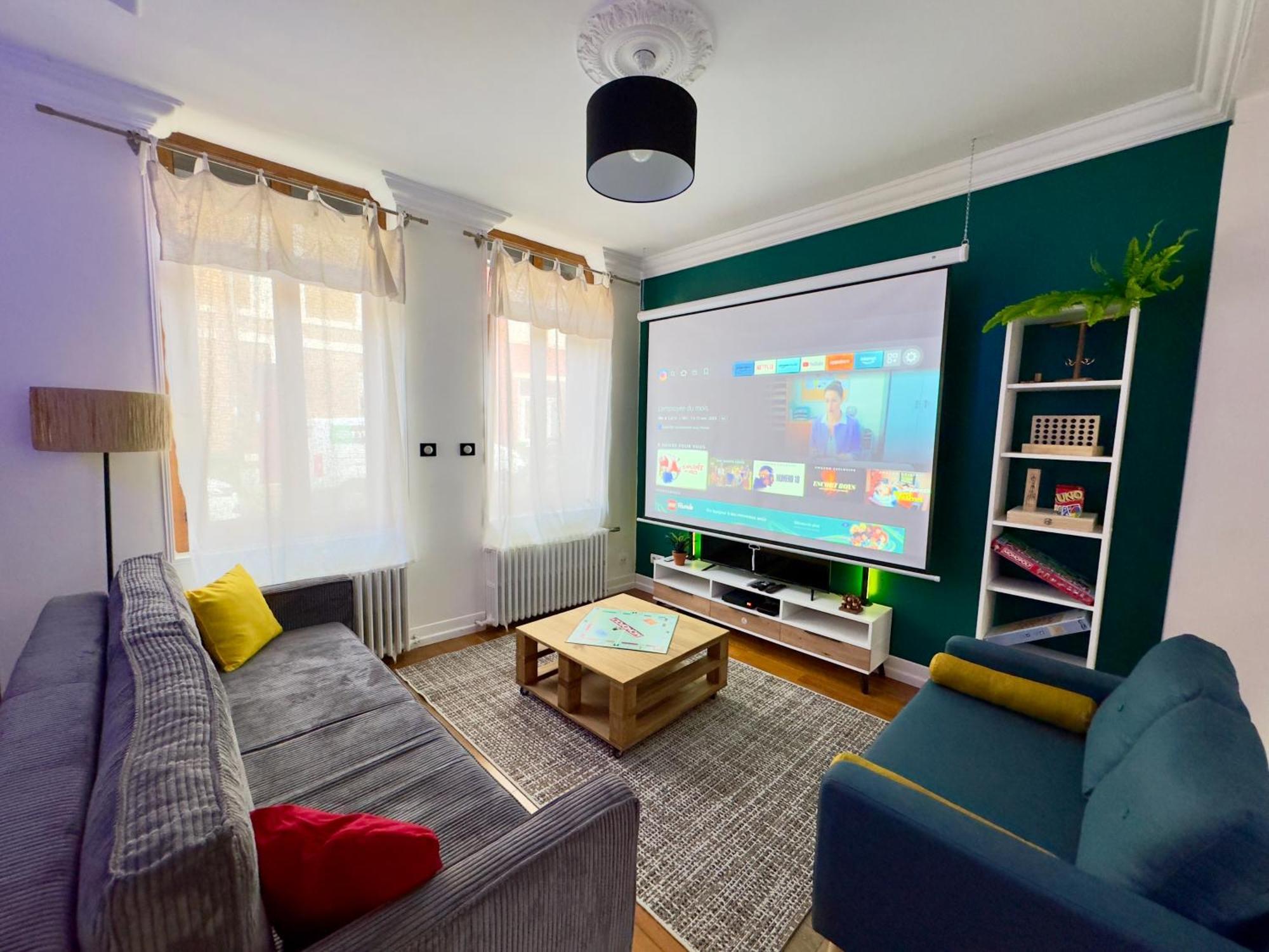 Maison 3Ch - Cinema - Game Room - Parking - Gare Amiens Esterno foto