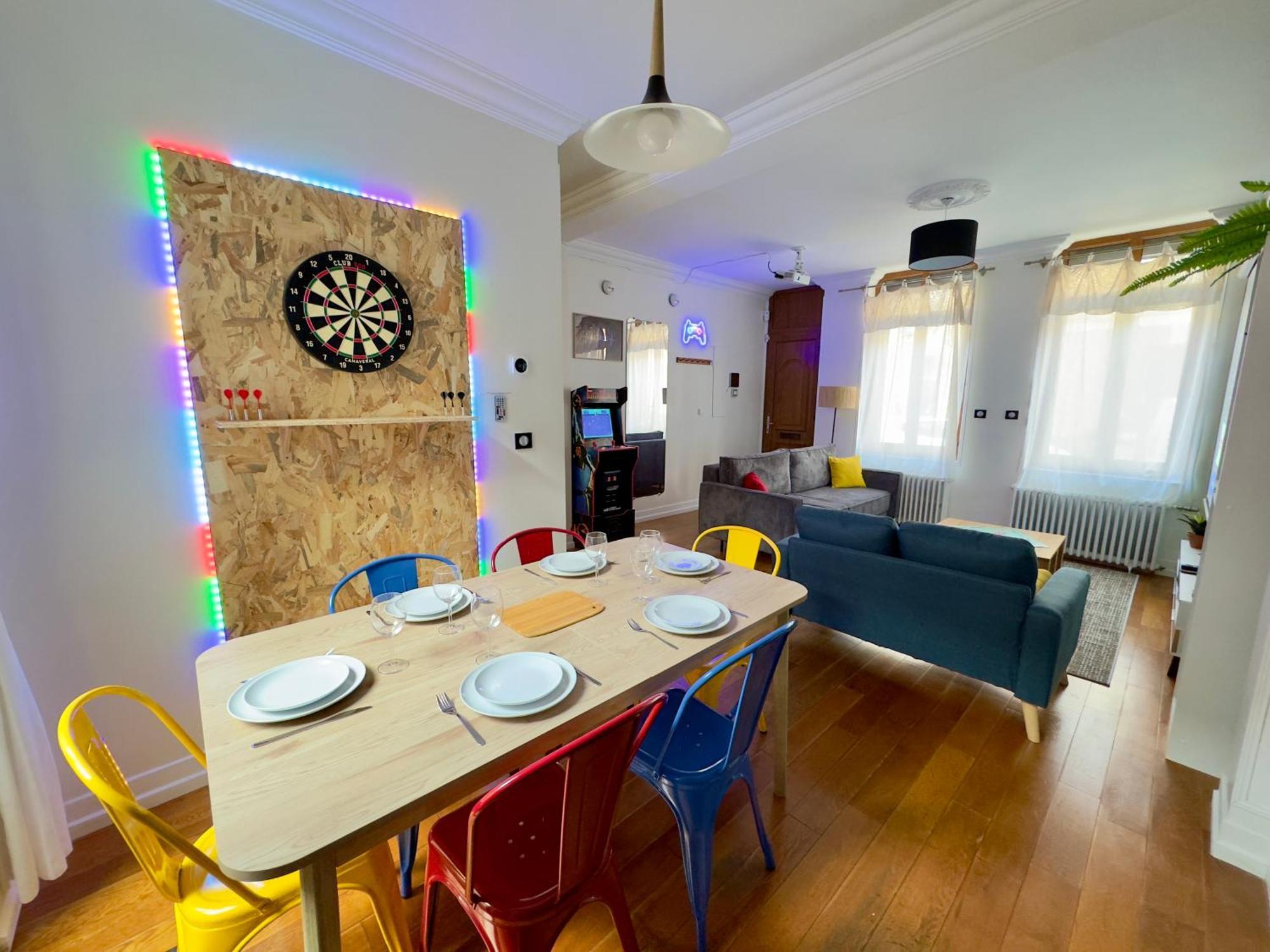 Maison 3Ch - Cinema - Game Room - Parking - Gare Amiens Esterno foto
