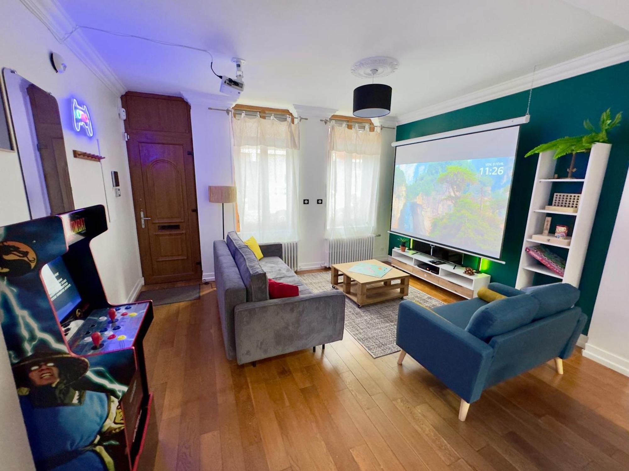 Maison 3Ch - Cinema - Game Room - Parking - Gare Amiens Esterno foto