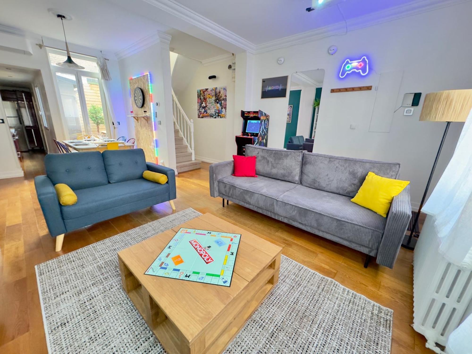 Maison 3Ch - Cinema - Game Room - Parking - Gare Amiens Esterno foto